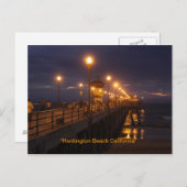 Huntington Beach California Postkarte (Vorne/Hinten)
