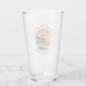 Huntington Beach California Reisen Vintag Glas (Rückseite)