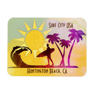 Huntington Beach California Surf City USA Magnet