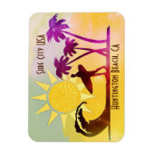 Huntington Beach California Surf City USA Magnet (Vertikal)