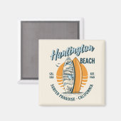 Huntington Beach California Surfer Paradise Magnet (Vorderseite/Rückseite)