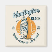 Huntington Beach California Surfer Paradise Magnet (Vorne)