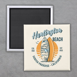 Huntington Beach California Surfer Paradise Magnet