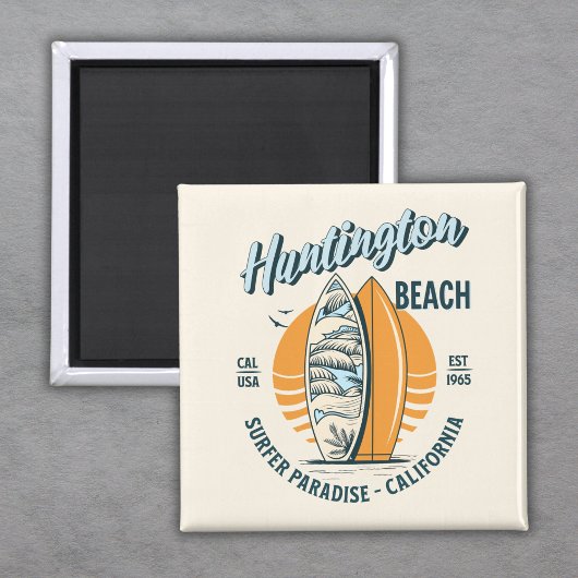 Huntington Beach California Surfer Paradise Magnet