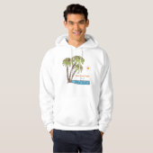 Huntington Beach, California Surfing Vi Hoodie (Vorne ganz)