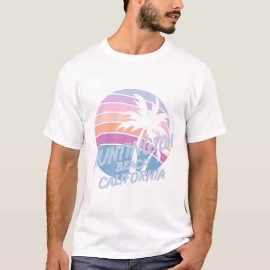 Huntington Beach California T-Shirt (Vorderseite)