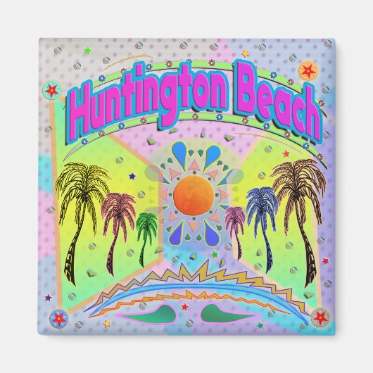 Huntington Beach Calm Desire Magnet (Vorne)