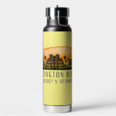 Huntington Beach City Silhouette Trinkflasche (Links)