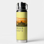 Huntington Beach City Silhouette Trinkflasche (Hinten)