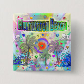 Huntington Beach Deep Dream Button (Vorderseite)