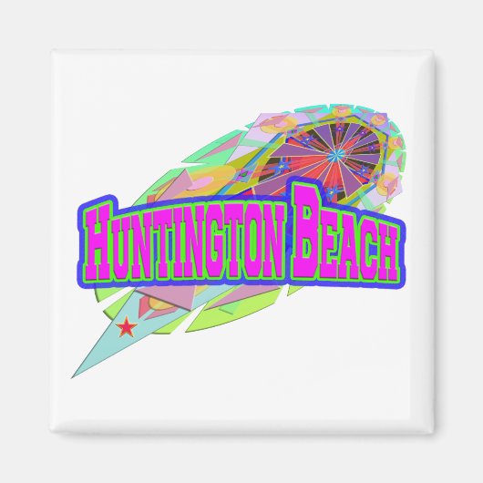 „Huntington Beach“ Future Magnet (Vorne)