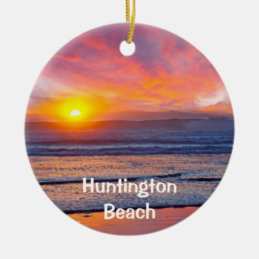 Huntington Beach Holiday Ornament (Vorne)