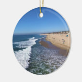 Huntington Beach, Kalifornien Keramik Ornament (Links)