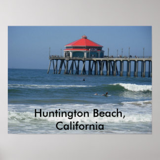 Huntington Beach, Kalifornien Poster