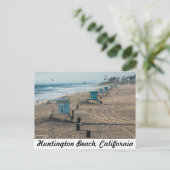 Huntington Beach, Kalifornien, Postkarte (Stehend Vorderseite)