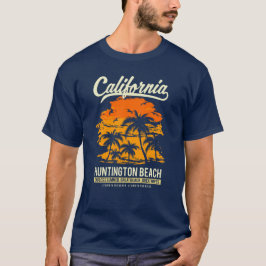 Huntington Beach Kalifornien Sonnenuntergang T-Shirt