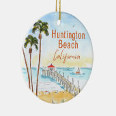 Huntington Beach Keramik Ornament (Rechts)
