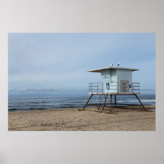 Huntington Beach Lifeguard Post 13 Poster