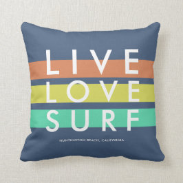 Huntington Beach Live, Liebe, Surf Kissen