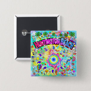 Huntington Beach Mystic Dance  Button