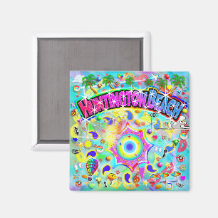 Huntington Beach Mystic Dance Magnet