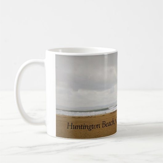 Huntington Beach Pier, CA Kaffeetasse (Links)