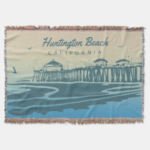 Huntington Beach Pier, CA - kundenspezifische Decke