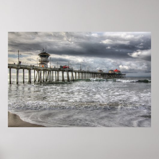 Huntington Beach Pier " Ca Poster (Vorne)