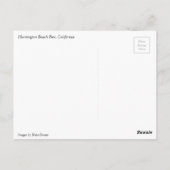 Huntington Beach Pier, CA Postkarte (Rückseite)