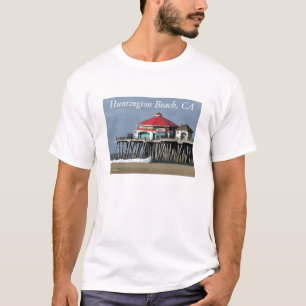 Huntington Beach Pier - Diner View T - Shirt
