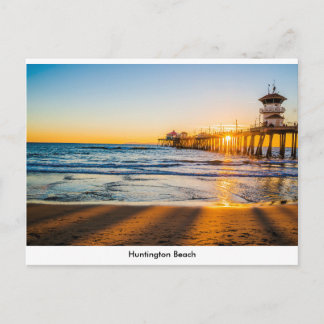 Huntington Beach Pier Postcard Postkarte