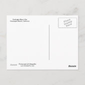 Huntington Beach Pier Postcard Postkarte (Rückseite)