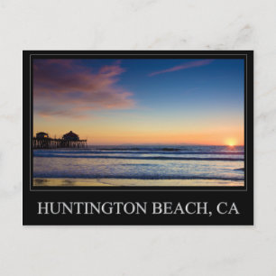 Huntington Beach Pier Postcard Postkarte