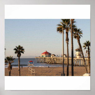Huntington Beach Pier Poster