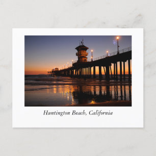Huntington Beach Pier Postkarte