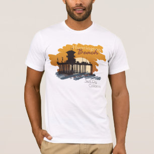 Huntington Beach Pier-Sonnenuntergang - T-Shirt