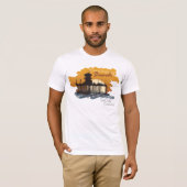 Huntington Beach Pier Sunset - Surf City T-Shirt (Vorne ganz)
