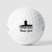 Huntington Beach Pier - Tower Zero Golfbälle  (Vorderseite)