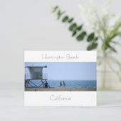 Huntington Beach Postkarte (Stehend Vorderseite)