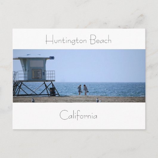 Huntington Beach Postkarte (Vorderseite)