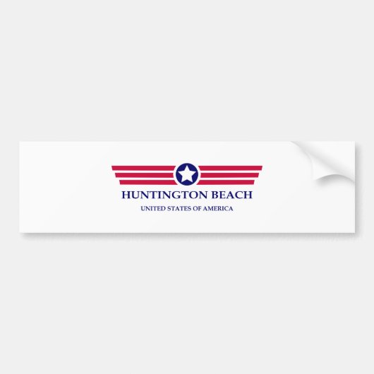 Huntington Beach Pride Autoaufkleber (Vorne)