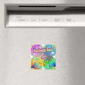 Huntington Beach Quadro Seasons Magnet (In Situ (Geschirrspüler))