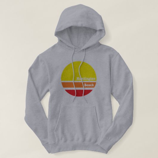 Huntington Beach Retro Hoodie (Design vorne)