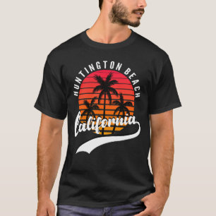Huntington Beach, Retro Sunset Men's T - Shirt