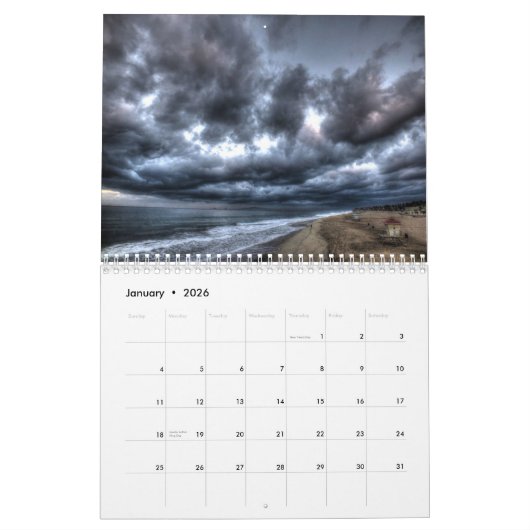 Huntington Beach. Scenes 2026 Kalender (Jan 2026)