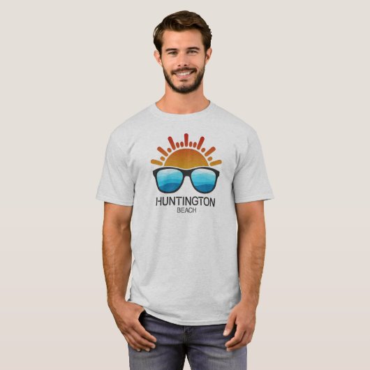 Huntington Beach South Carolina Sonnenbrille T-Shirt (Vorne ganz)