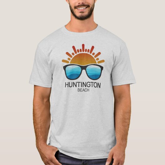 Huntington Beach South Carolina Sonnenbrille T-Shirt (Vorderseite)