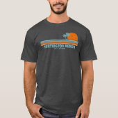 Huntington Beach South Carolina Sun Palm Trees T-Shirt (Vorderseite)