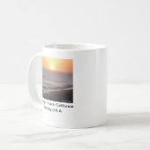 Huntington Beach "Surf City" Kaffeetasse (Vorderseite Links)