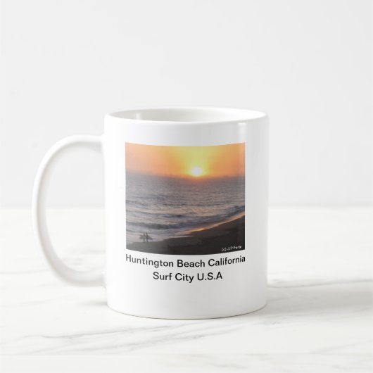 Huntington Beach "Surf City" Kaffeetasse (Links)